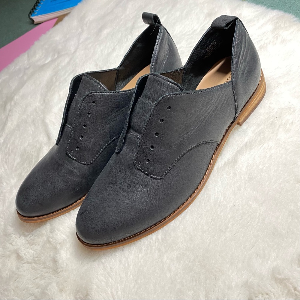 lucky brand ednah laceless oxford shoe